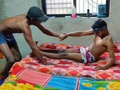 Bf two Homosexual Romance and elder bed boinking with youthfull Indian fellow & his super-steamy gf