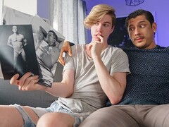 Stepson Jordan Lake gets his tight ass drilled by his hot Latino stepmom Rocky Vallarta while her tighten one's belt watches in awe