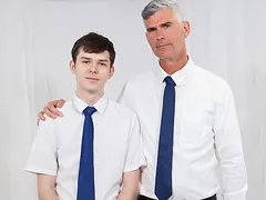 Dakota Lovell confesses sins & gets barebacked by Celebrant Oaks all round the office